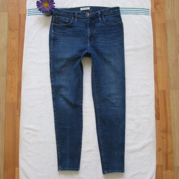 MADEWELL Jeans 10" High Rise Skinny Denim Size 31 - Picture 6 of 13